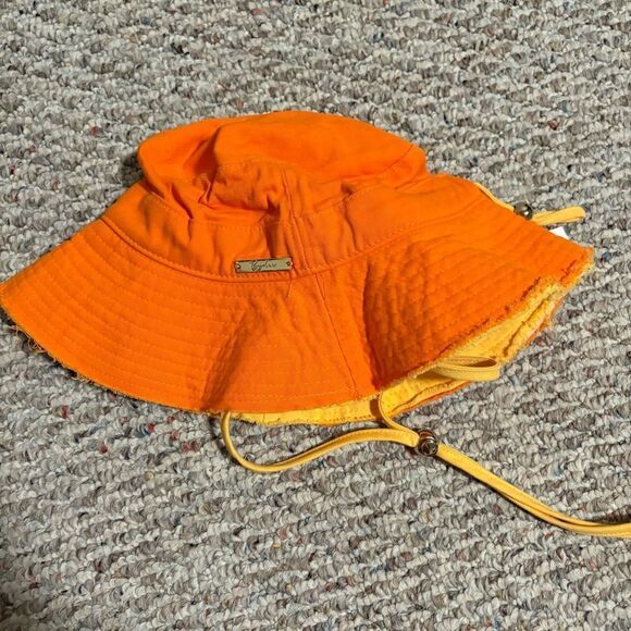 NWT Bydeeaus Bucket hat by Bydee Orange - Picture 1 of 5